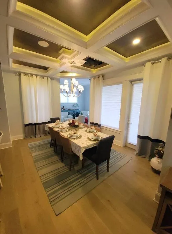 Sussex County dining room restored after mold remediation
